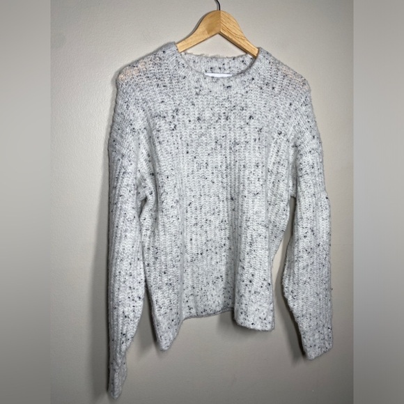 John + Jenn Anthropologie Louie Crewneck Knit Sweater in “Snowfall” - Picture 4 of 8